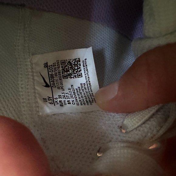 Nike Blazer Mid '77 (GS) Athletic Sneakers Platinum Silver - Picture 9 of 9